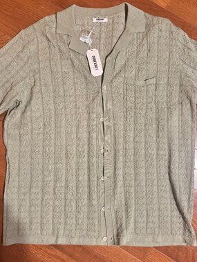 COOFANDY Mens Button Down Shirt 3XL NWT Woven Casual Dress Shirt Lightweight